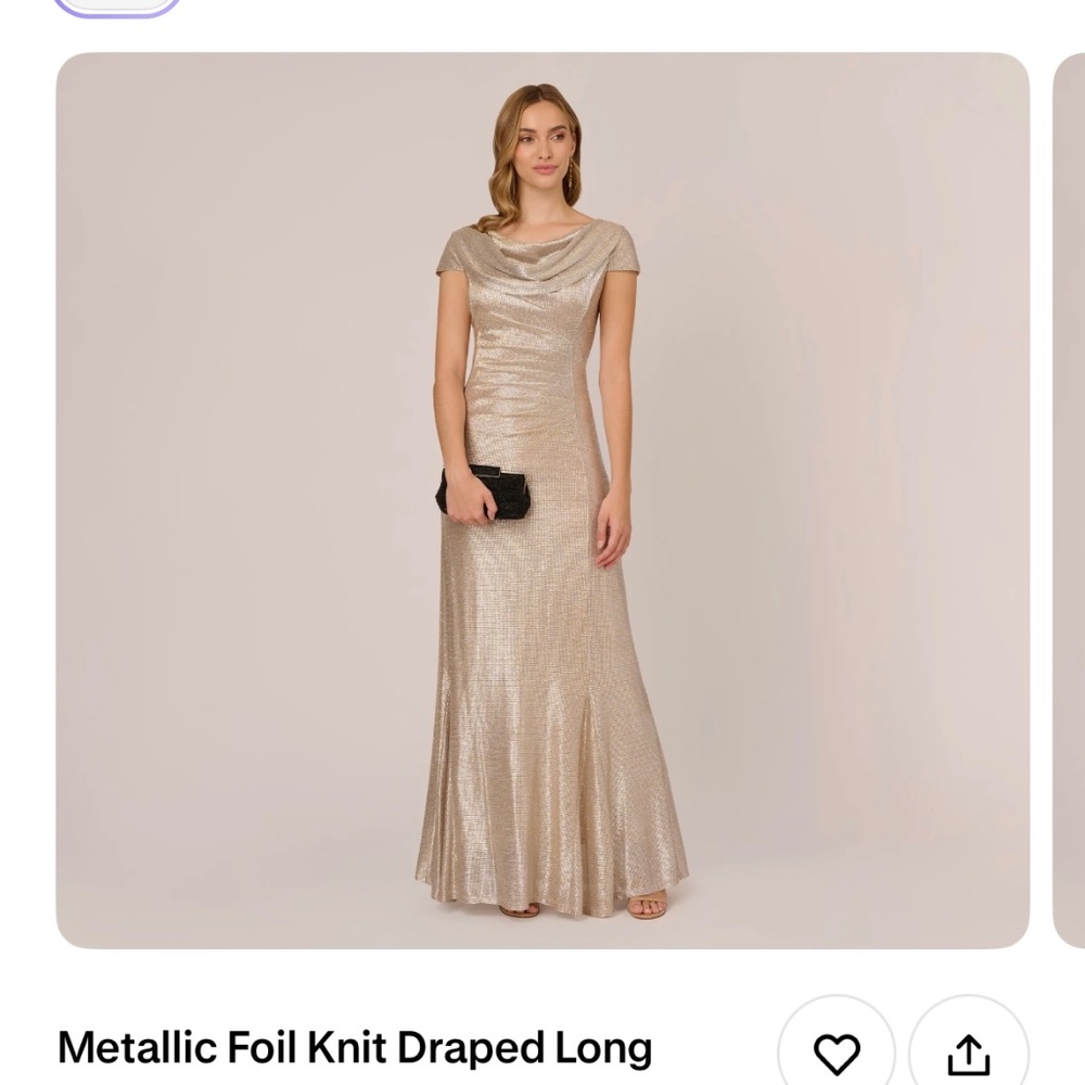 New Gold long dress